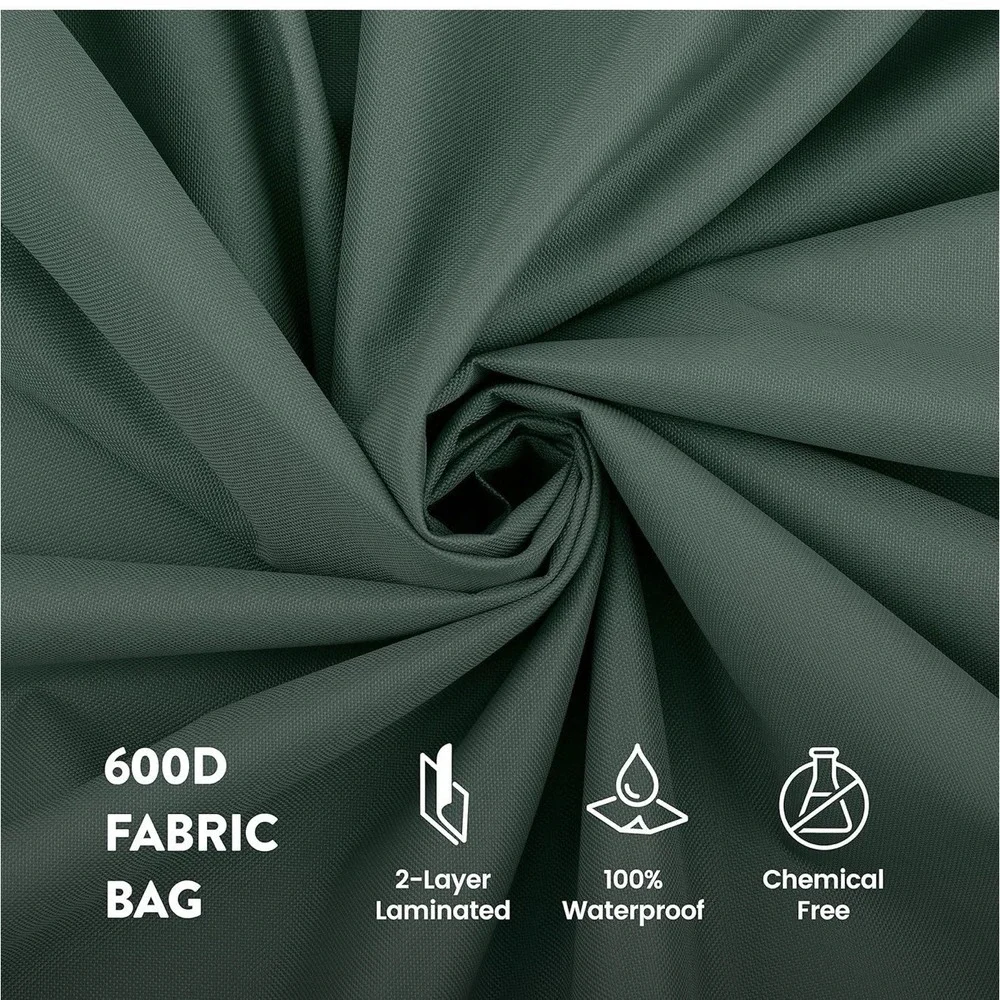 ZOBER 600D Oxford Fabric Large Christmas Tree Storage Bag - Fits 9 Ft